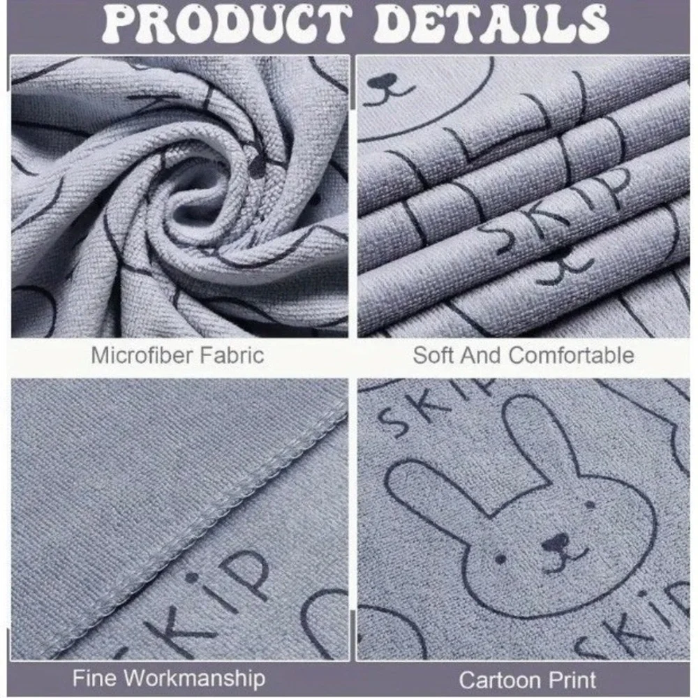 Super Absorbent‎ Microfiber Pet Quick Drying Towels XS 14